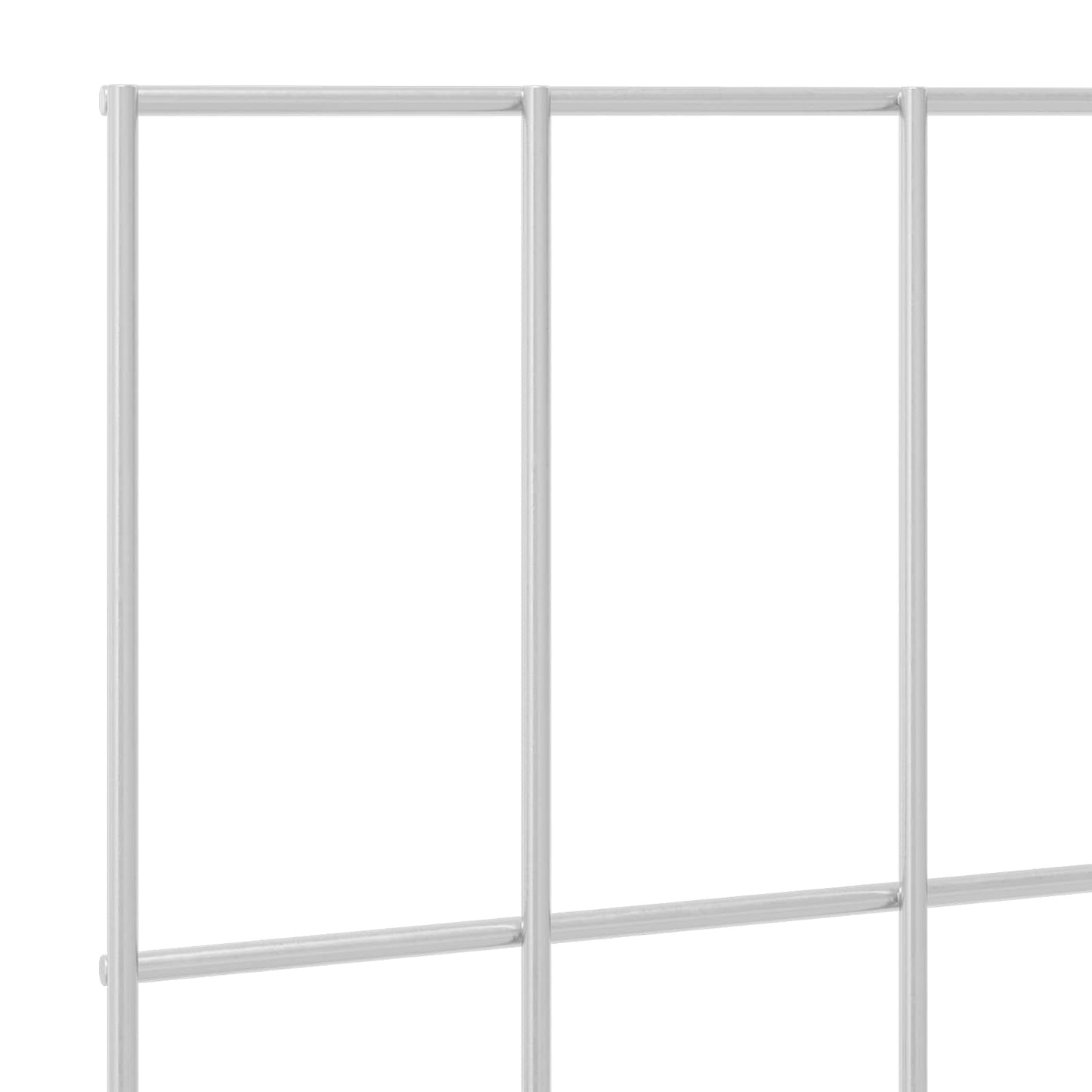 vidaXL Garden Fence with Stakes 24 pcs 55 x 50 cm Galvanised Steel 5