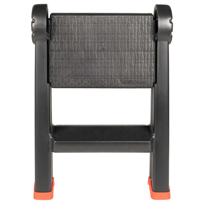 vidaXL Ladder Folding Black and Red 46 x 30 x 63 cm PP and Elastomer 4