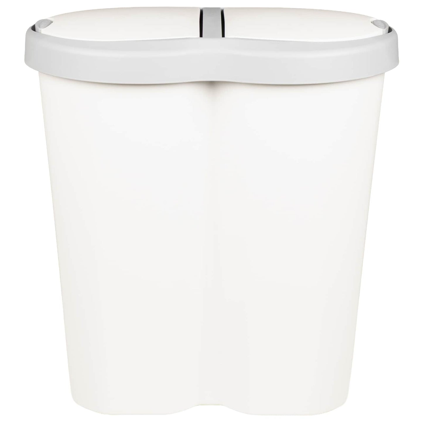 vidaXL Garbage Bin White 48 x 30 x 51 cm PP 4