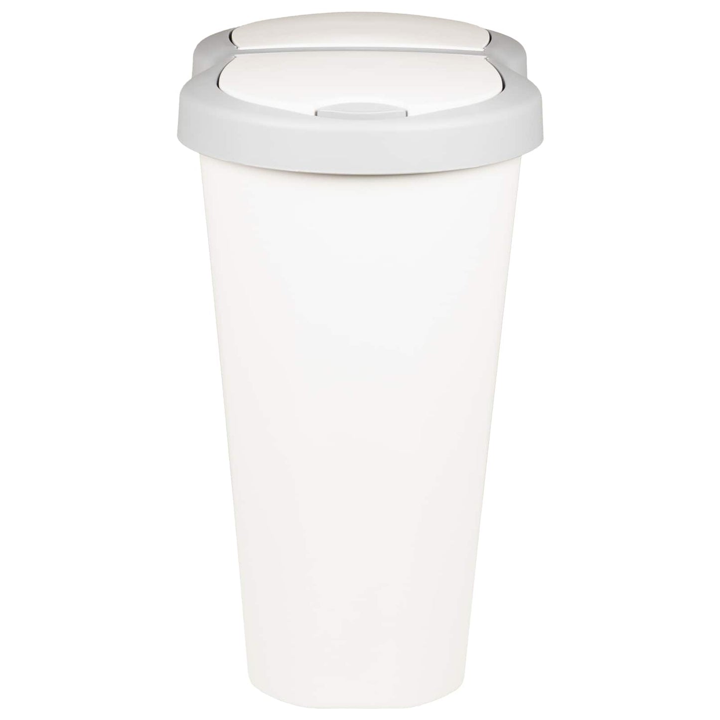 vidaXL Garbage Bin White 48 x 30 x 51 cm PP 5