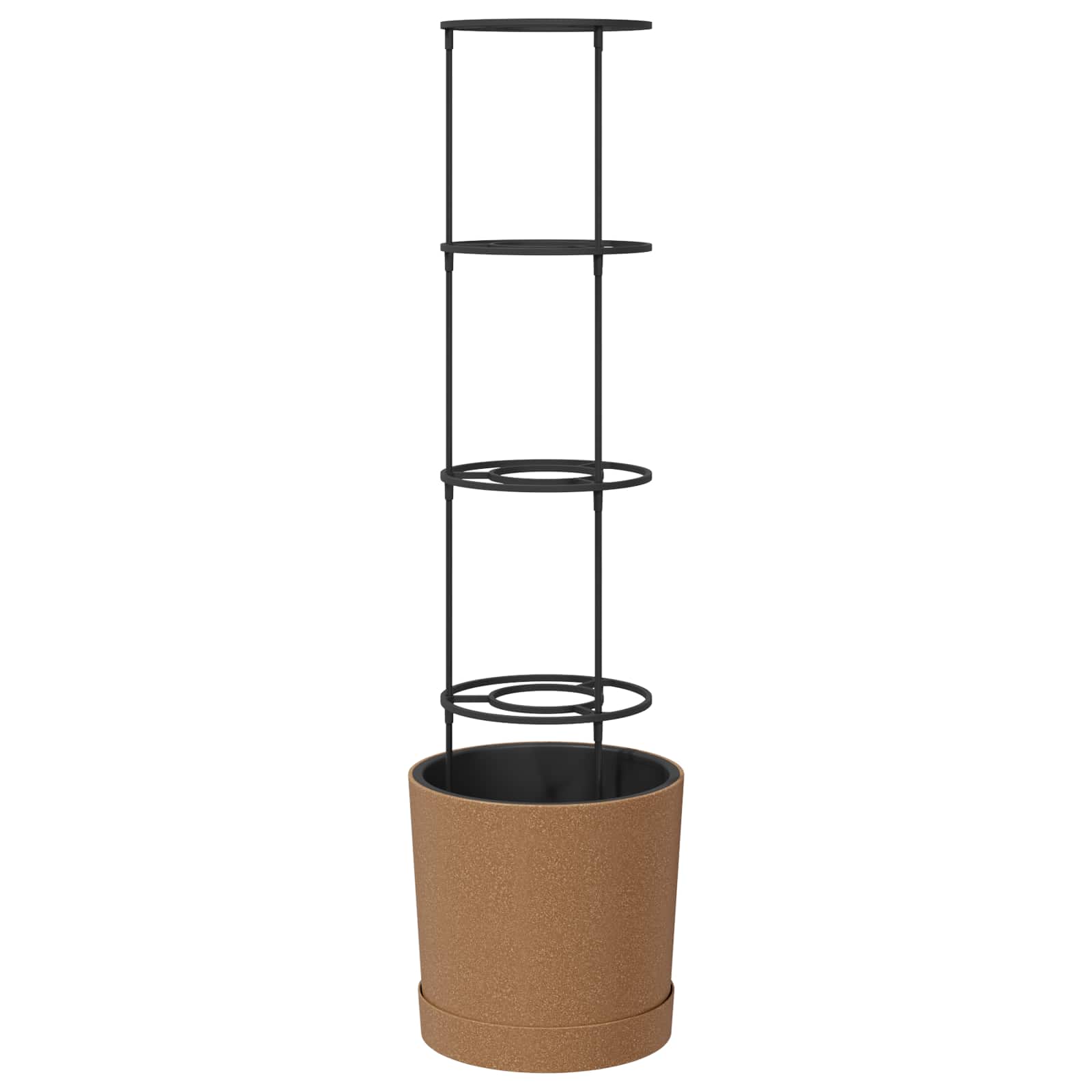 vidaXL Tomato Grower Naturo ECO Ø 39 x 139 cm WPC 2