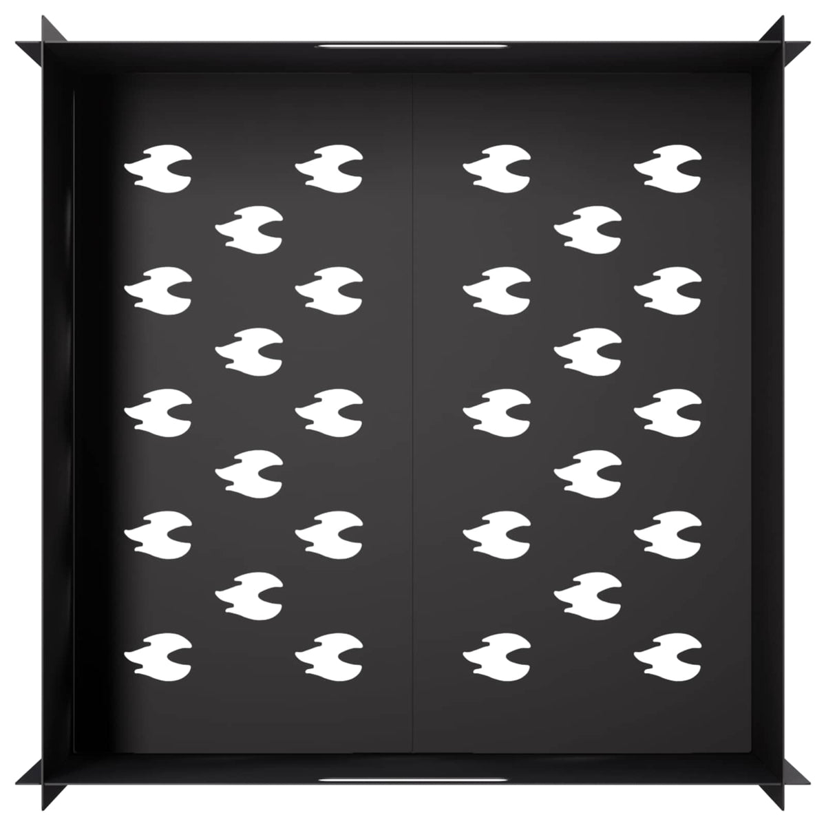 vidaXL Fire Pit Black 60 x 60 x 30 cm Steel 5