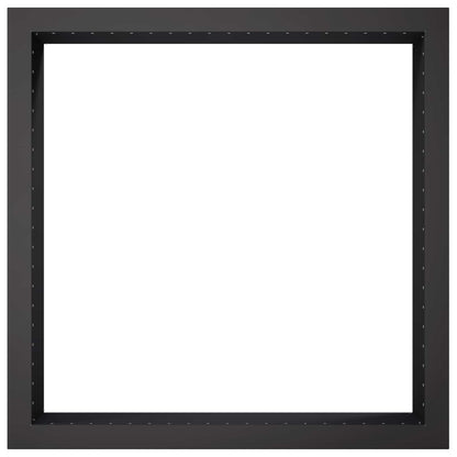 vidaXL Fire Pit Ring Black 80 x 80 x 25 cm Steel 5