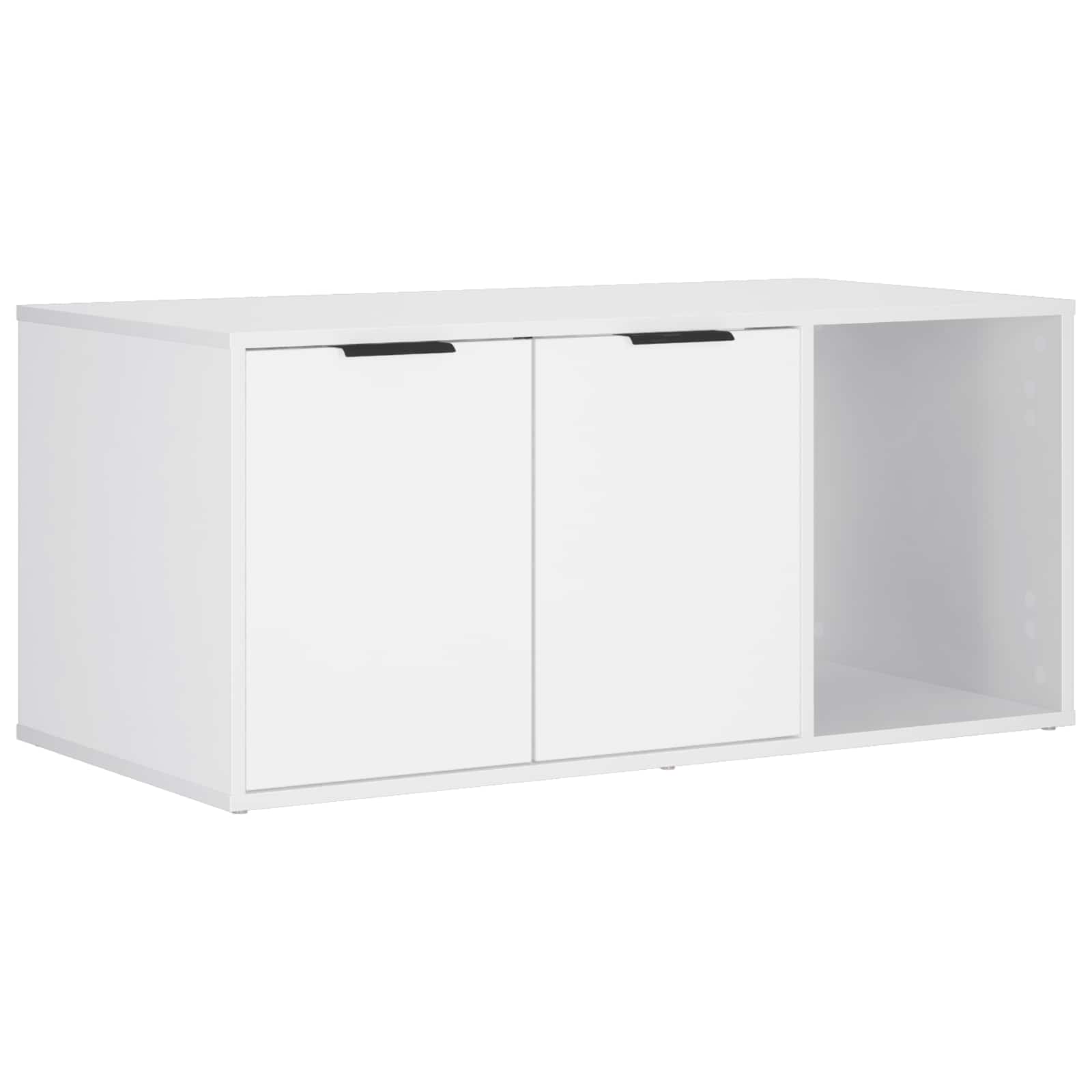 vidaXL Cat Crate Furniture White 100 x 49 x 45 cm Engineered Wood 2