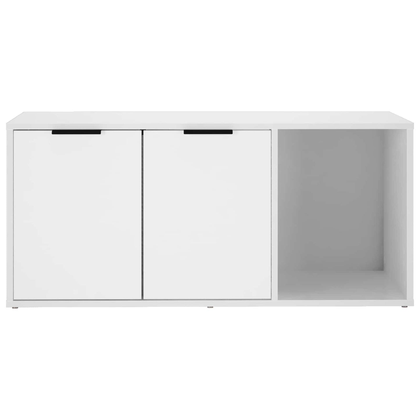 vidaXL Cat Crate Furniture White 100 x 49 x 45 cm Engineered Wood 6