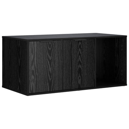 vidaXL Cat Crate Furniture Black Oak 100 x 49 x 45 cm Engineered Wood 2