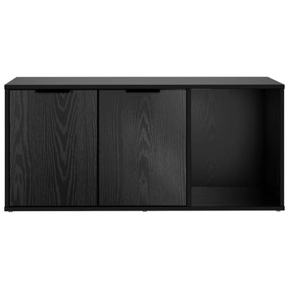 vidaXL Cat Crate Furniture Black Oak 100 x 49 x 45 cm Engineered Wood 6