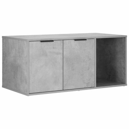 vidaXL Cat Crate Furniture Concrete Grey 100 x 49 x 45 cm 2