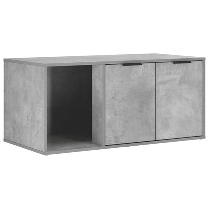 vidaXL Cat Crate Furniture Concrete Grey 100 x 49 x 45 cm 5