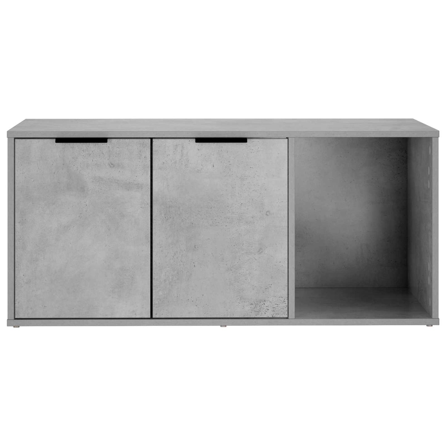 vidaXL Cat Crate Furniture Concrete Grey 100 x 49 x 45 cm 6