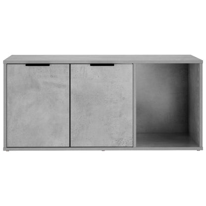 vidaXL Cat Crate Furniture Concrete Grey 100 x 49 x 45 cm 6