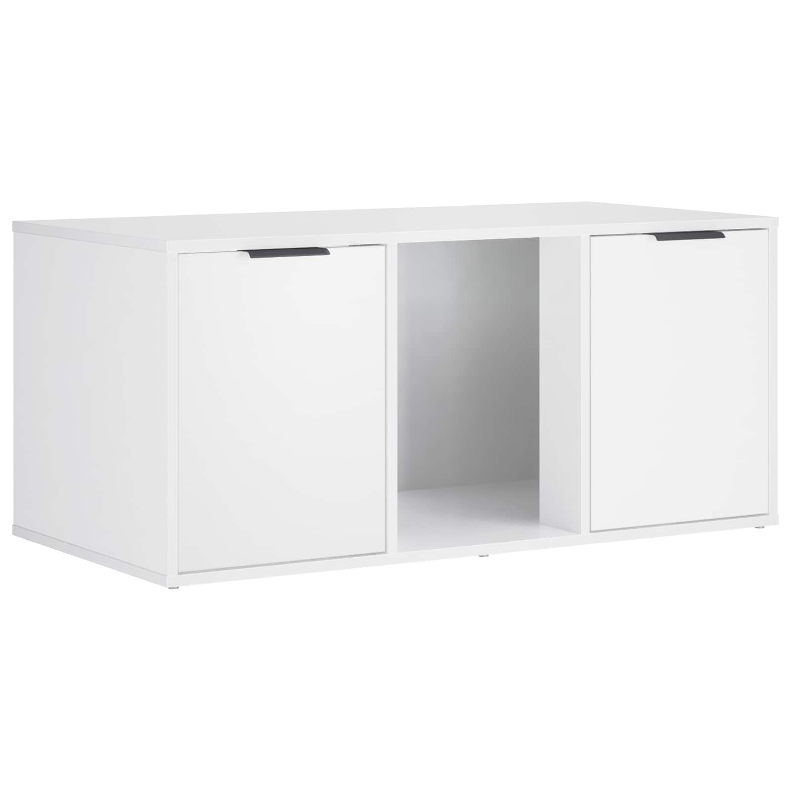 vidaXL Cat Crate Furniture White 100 x 49 x 45 cm Engineered Wood 2