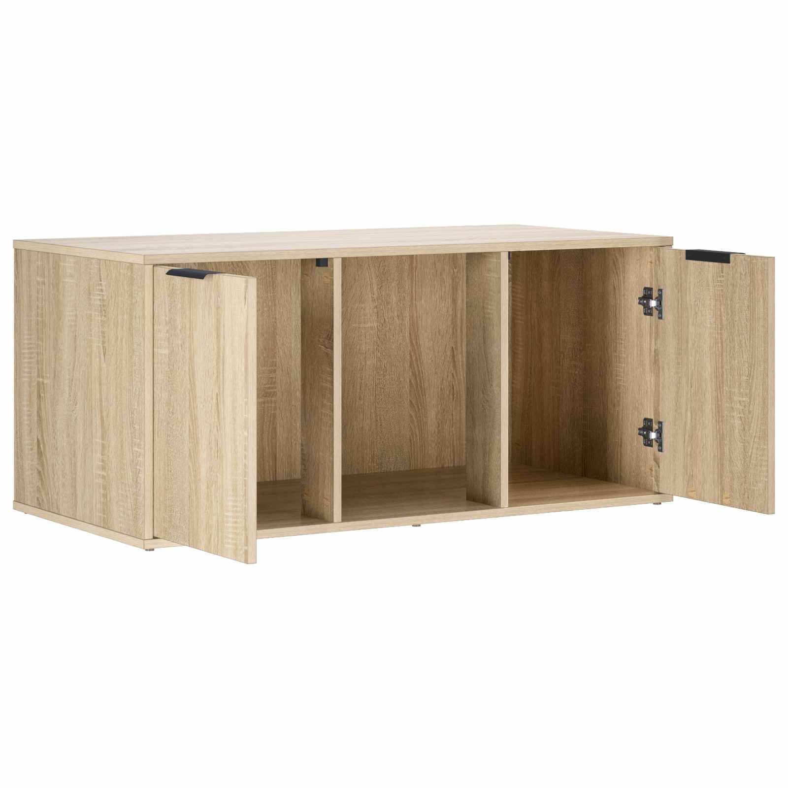 vidaXL Cat Crate Furniture Sonoma Oak 100 x 49 x 45 cm Engineered Wood 5