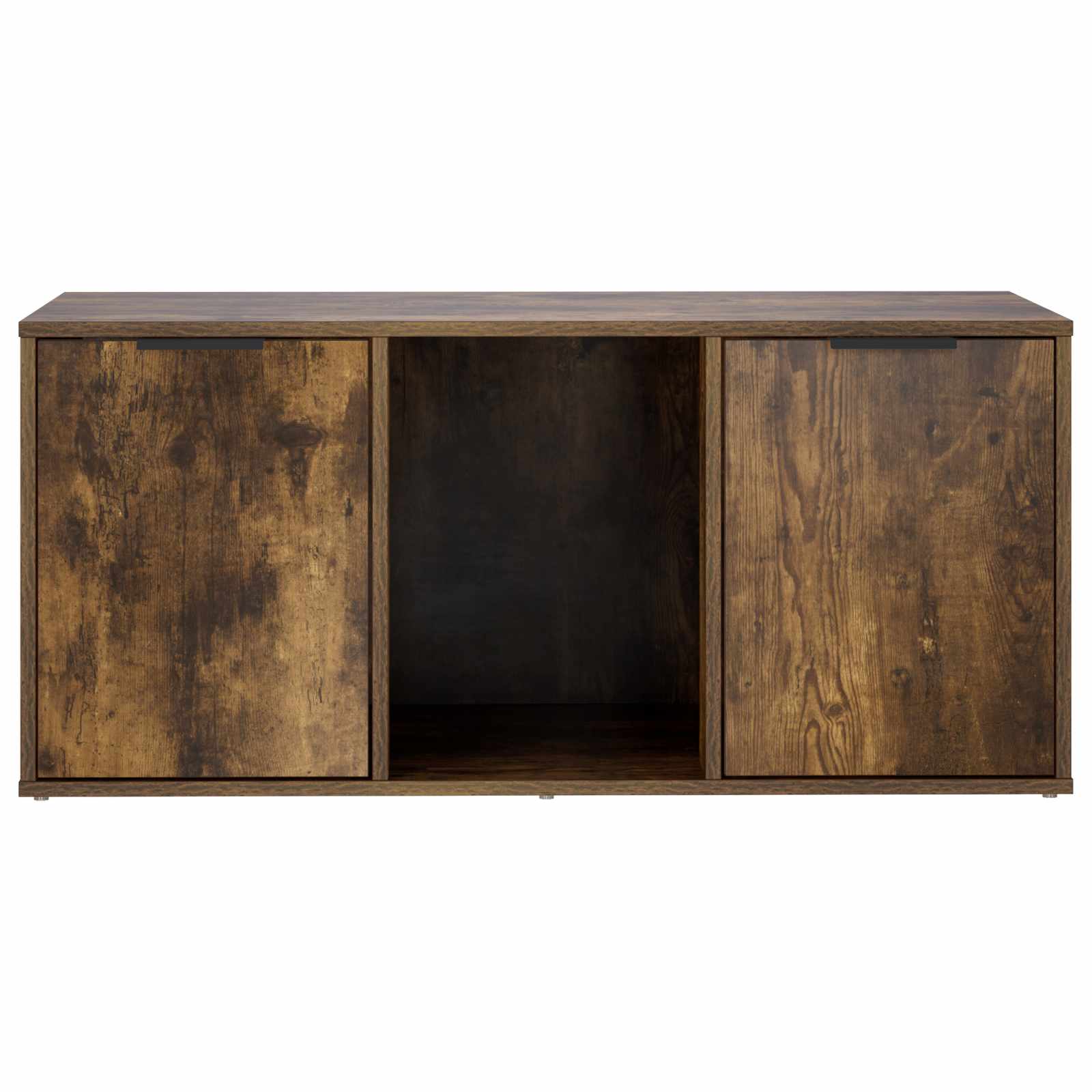 vidaXL Cat Crate Furniture Smoked Oak 100 x 49 x 45 cm Engineered Wood 6