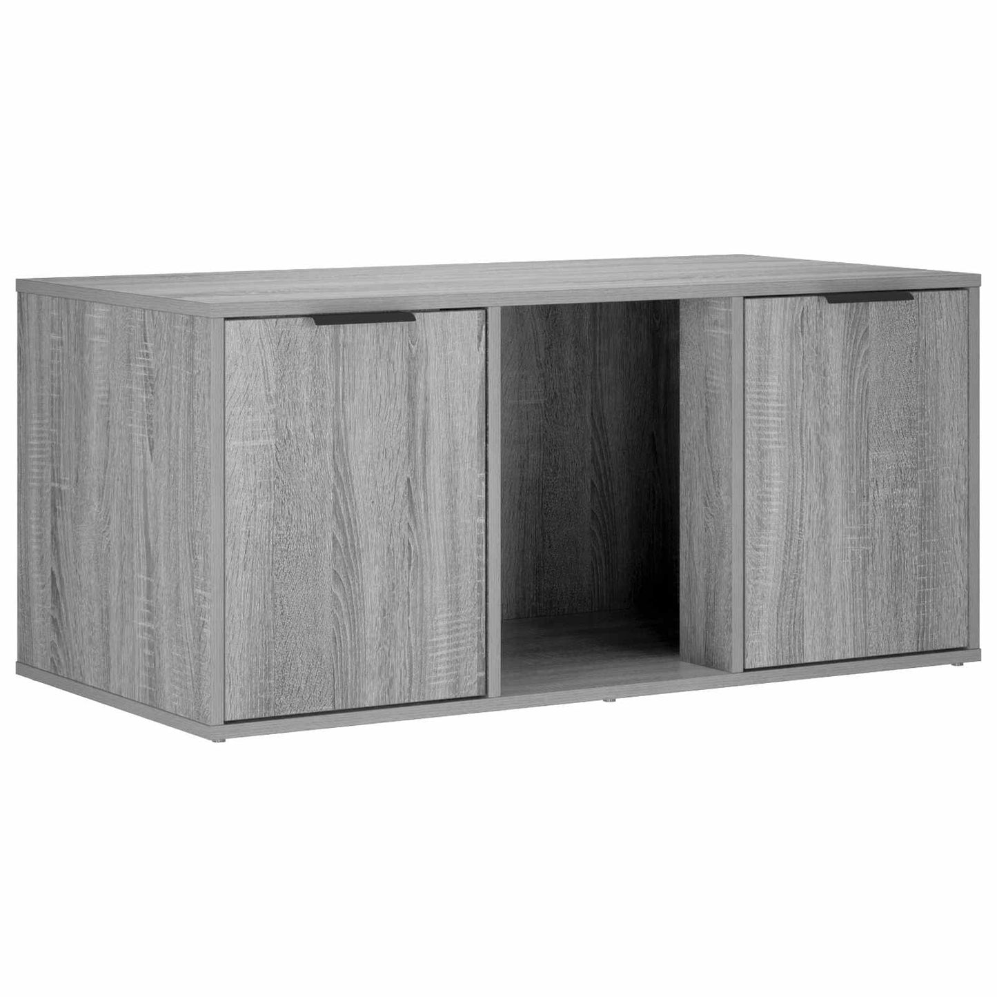 vidaXL Cat Crate Furniture Grey Sonoma 100 x 49 x 45 cm 2