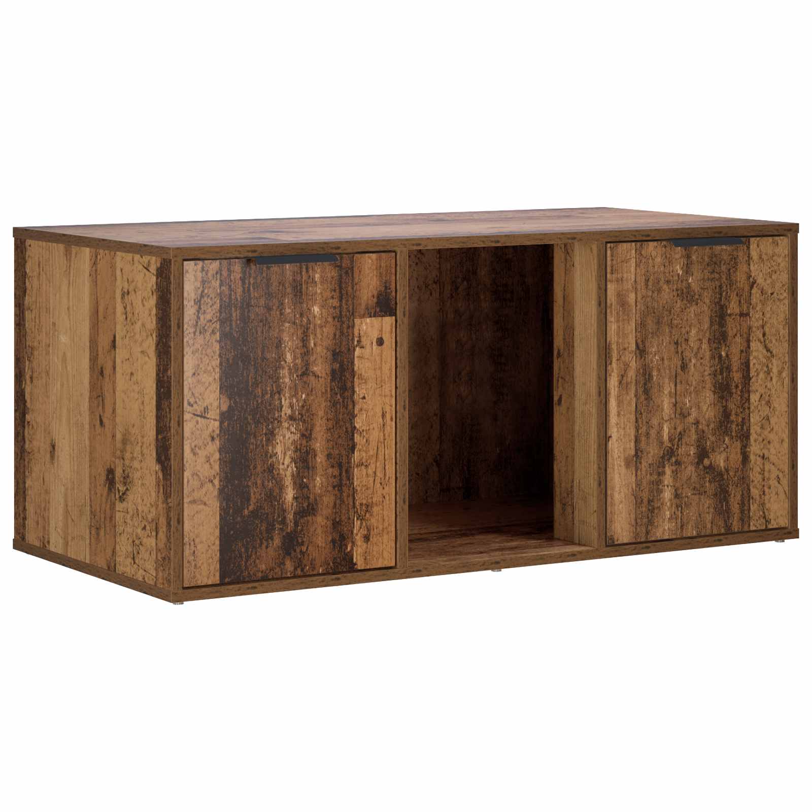 vidaXL Cat Crate Furniture Old Wood 100 x 49 x 45 cm Engineered Wood 2