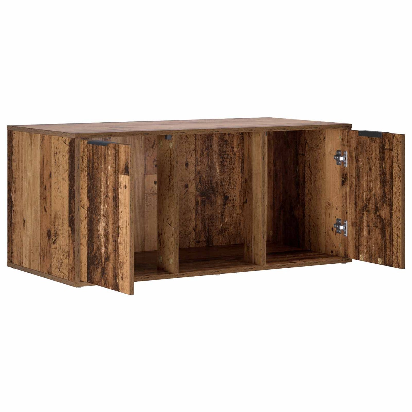 vidaXL Cat Crate Furniture Old Wood 100 x 49 x 45 cm Engineered Wood 5