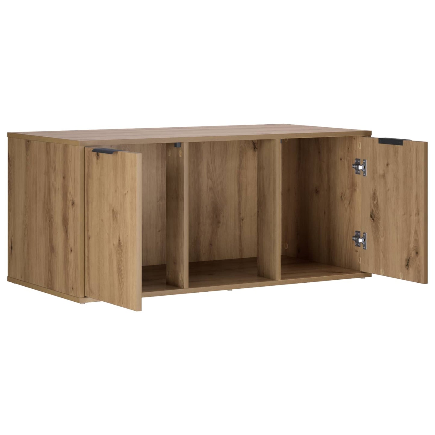 vidaXL Cat Crate Furniture Artisan Oak 100 x 49 x 45 cm 5