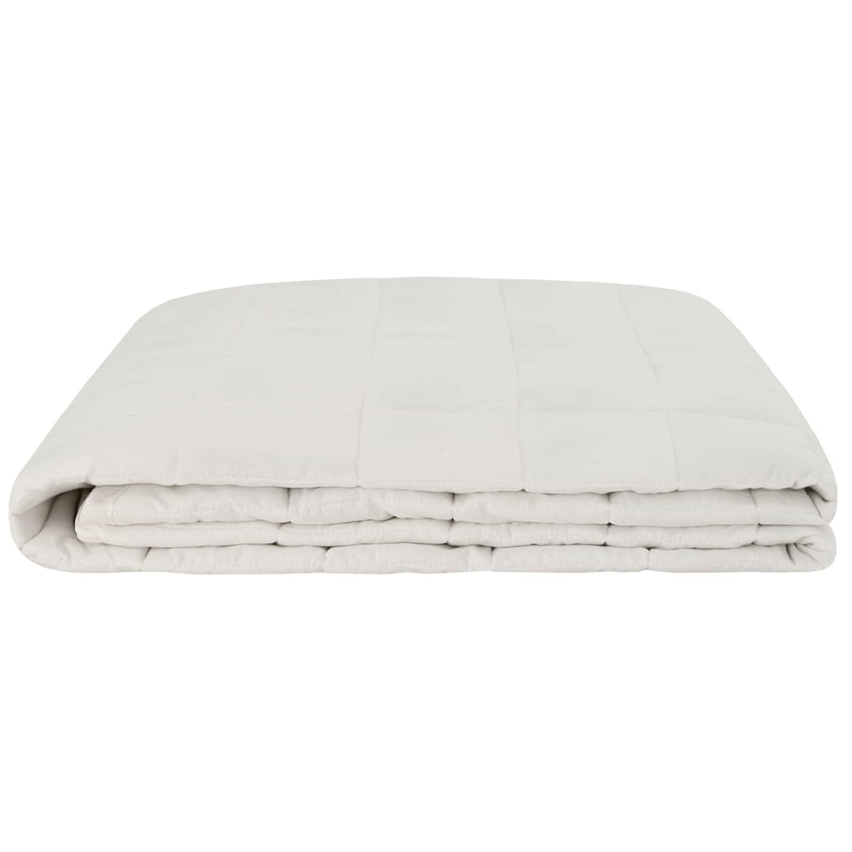 vidaXL Weighted Blanket White 120 x 180 cm 9 kg 100% Cotton 205T 4