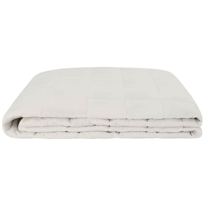 vidaXL Weighted Blanket White 138 x 200 cm 6 kg 100% Cotton 205T 4