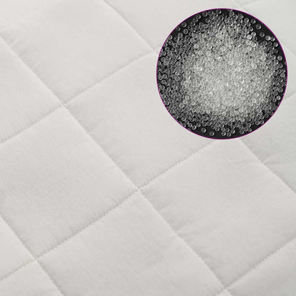 Weighted Blanket 100% Cotton 205T White 13 kg 200 cm
