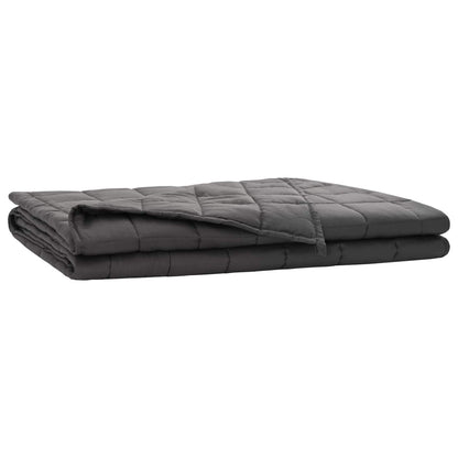 vidaXL Weighted Blanket Anthracite 138 x 200 cm 6 kg 100% Cotton 205T 2