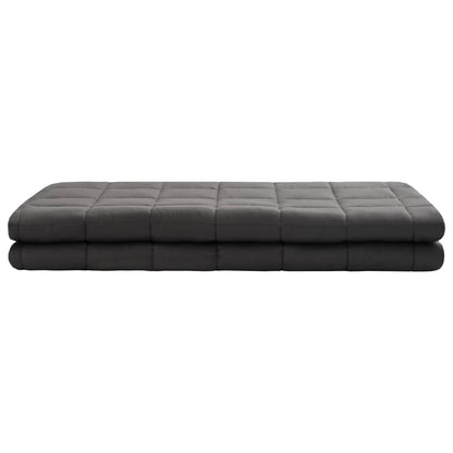 vidaXL Weighted Blanket Anthracite 138 x 200 cm 6 kg 100% Cotton 205T 3