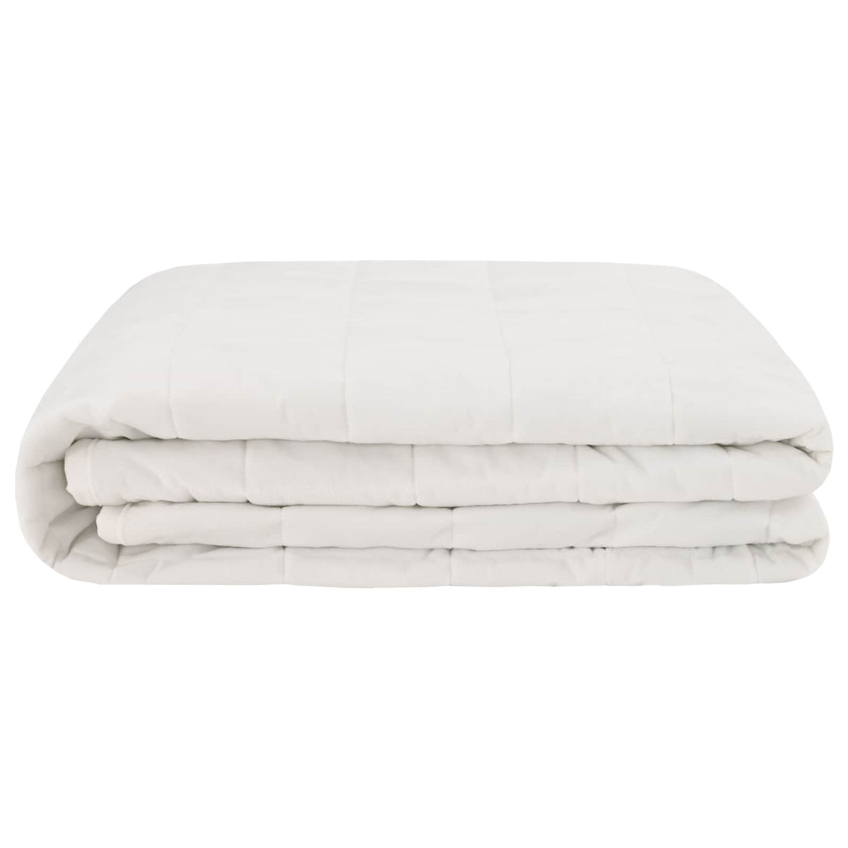 vidaXL Weighted Blanket White 155 x 220 cm 11 kg 100% Cotton 205T 4