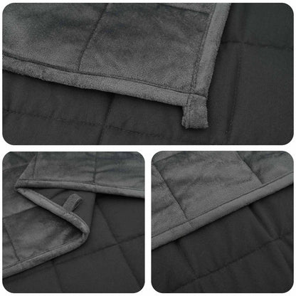 vidaXL Weighted Blanket Anthracite 150 x 200 cm 11 kg 100% Cotton 205T 5