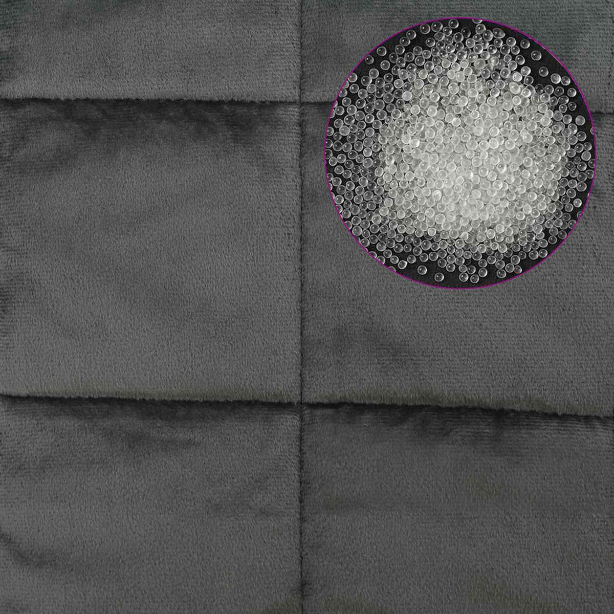 vidaXL Weighted Blanket Anthracite 200 x 225 cm 9 kg 100% Cotton 205T 6
