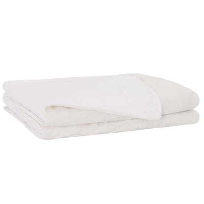 vidaXL Weighted Blanket White 138 x 200 cm 6 kg 100% Cotton 205T 2