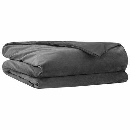 Weighted Blanket 100% Cotton 205T Anthracite Length 200 cm 138 cm 6 kg