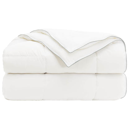 vidaXL Duvet 137x200 cm 4 Seasons 200+300 GSM Australian Wool White 6