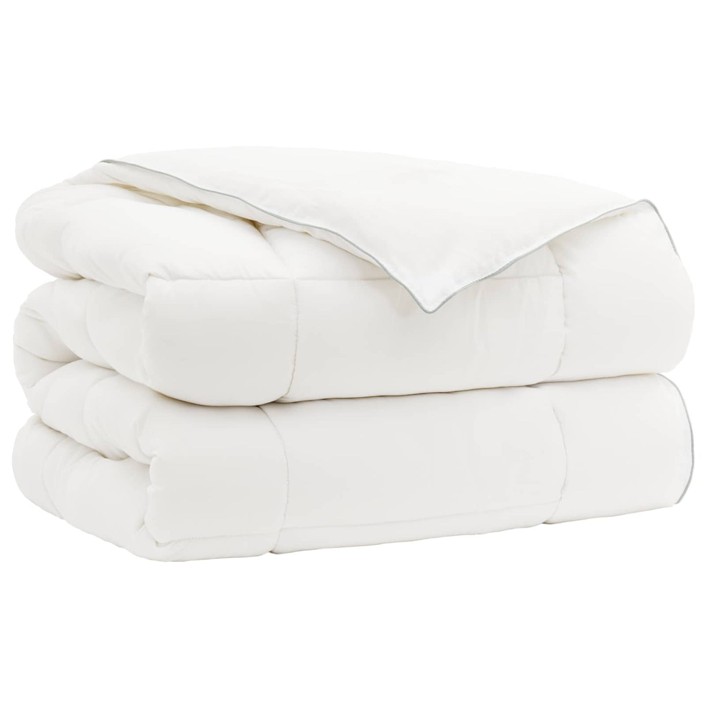 vidaXL Duvet and Pillow Set 2 pcs 135x200 cm 4 Seasons 300 GSM Wool 4