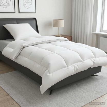 vidaXL Duvet and Pillow Set 2 pcs 150x200 cm 4 Seasons 300 GSM Wool 1