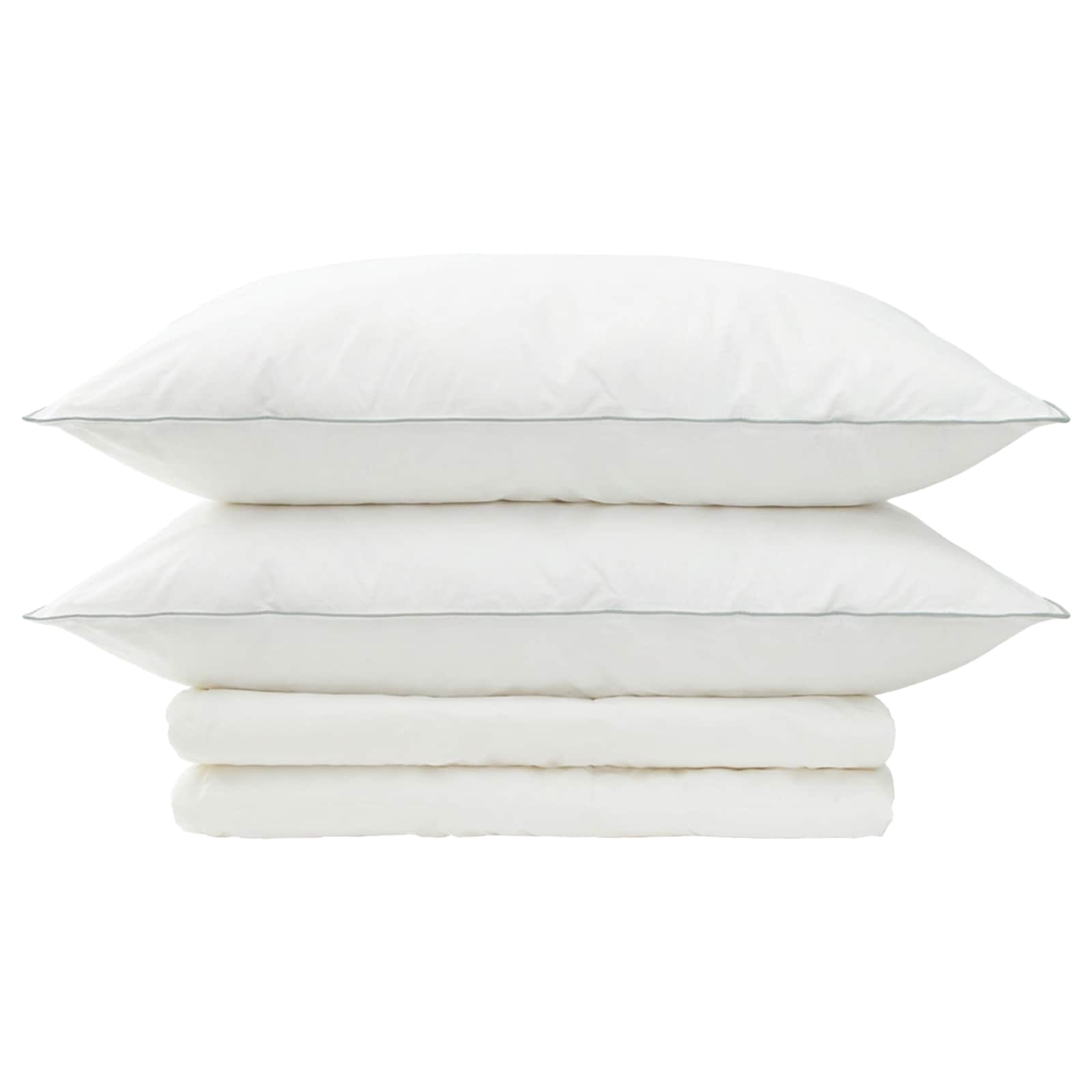 vidaXL Duvet and Pillow Set 3 pcs 135x220 cm Summer 200 GSM Wool White 6