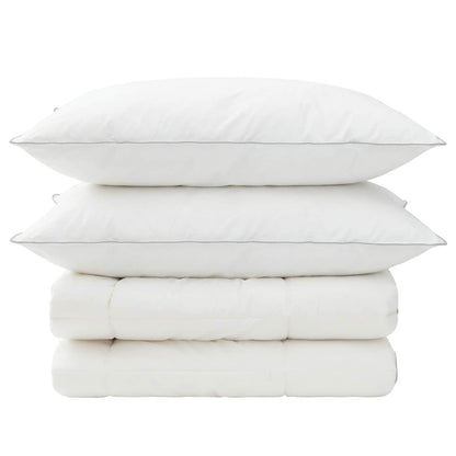 vidaXL Duvet and Pillow Set 3 pcs 135 x 220 cm 4 Seasons 300 GSM Wool 6
