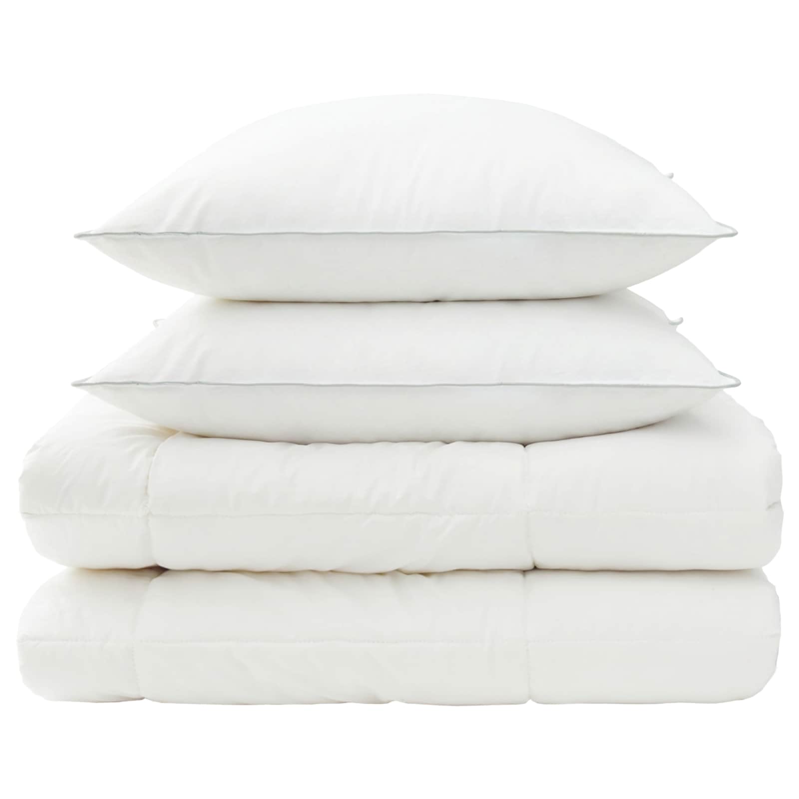 vidaXL Duvet and Pillow Set 3 pcs 135 x 220 cm 4 Seasons 300 GSM Wool 6