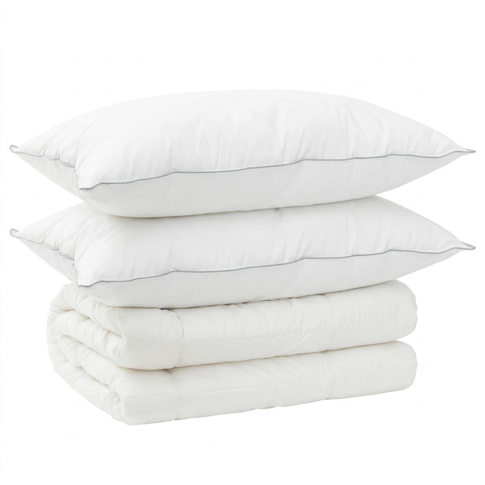 vidaXL Duvet and Pillow Set 3 pcs 155 x 220 cm 4 Seasons 300 GSM Wool 2