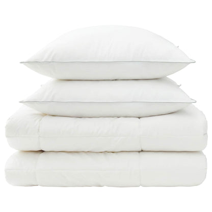 vidaXL Duvet and Pillow Set 3 pcs 155 x 220 cm 4 Seasons 300 GSM Wool 6