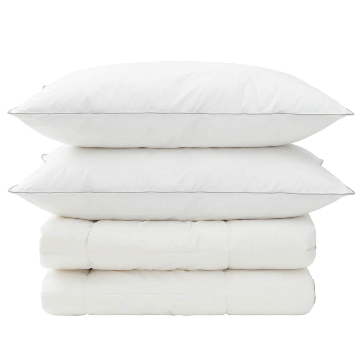 vidaXL Duvet and Pillow Set 3 pcs 155 x 220 cm 4 Seasons 300 GSM Wool 6