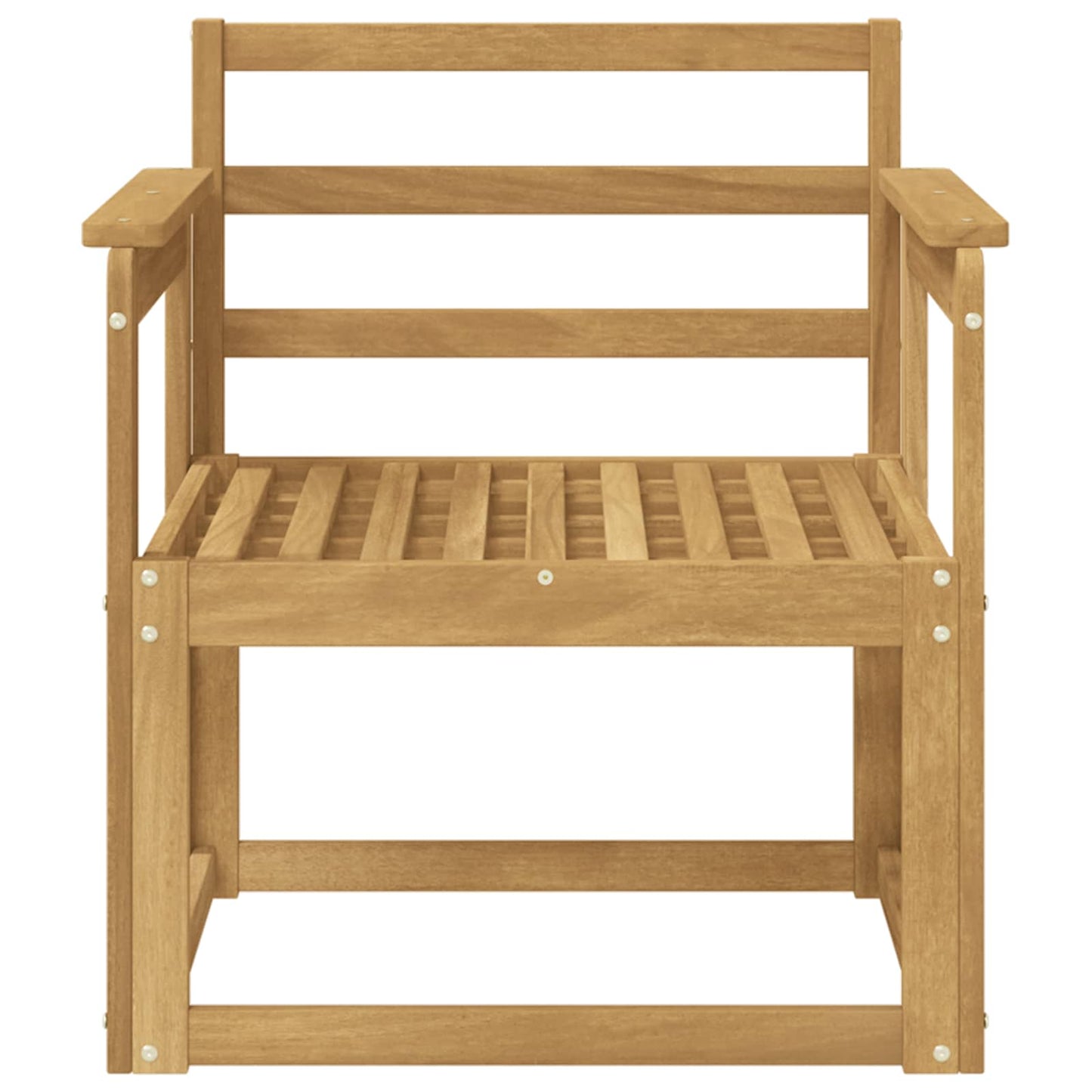 vidaXL Outdoor Sofa Set Solid Acacia Wood White 3