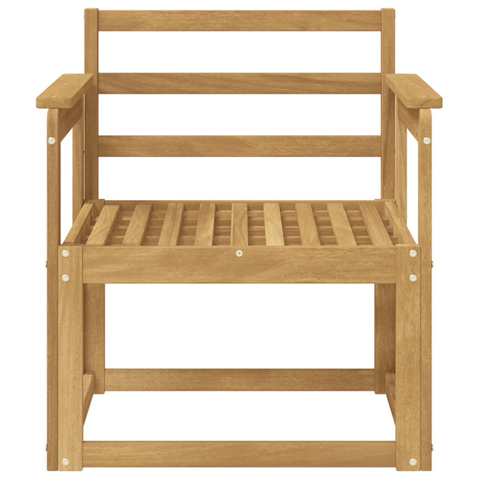 vidaXL Outdoor Sofa Set Solid Acacia Wood White 3