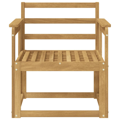 vidaXL Outdoor Sofa Set Solid Acacia Wood White 3
