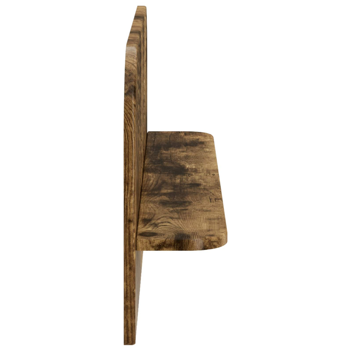 Wall Shelf 2 pcs Smoked Oak