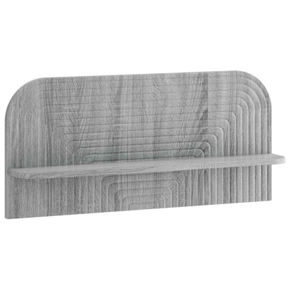 Wall Shelf 2 pcs Grey Sonoma