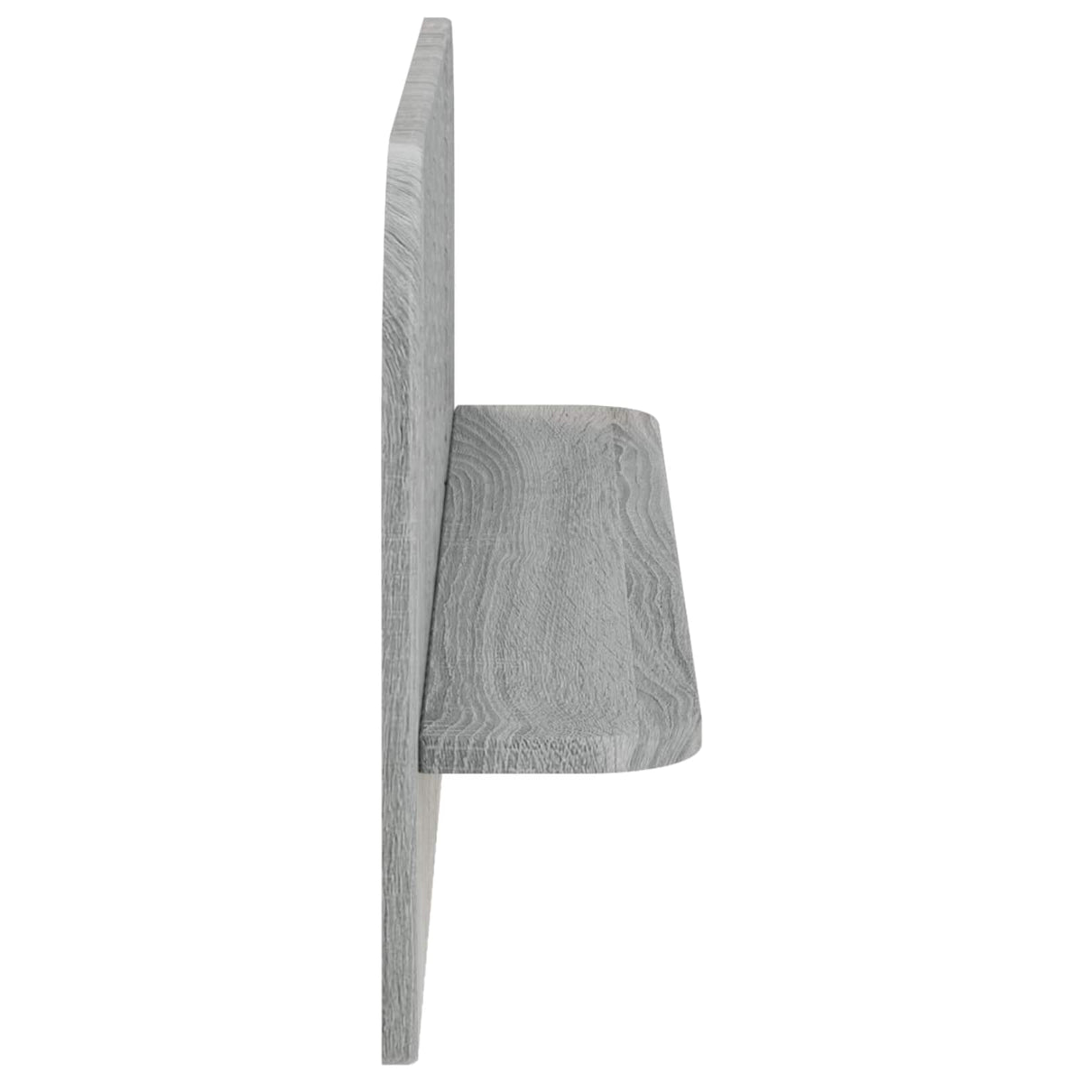 Wall Shelf 2 pcs Grey Sonoma
