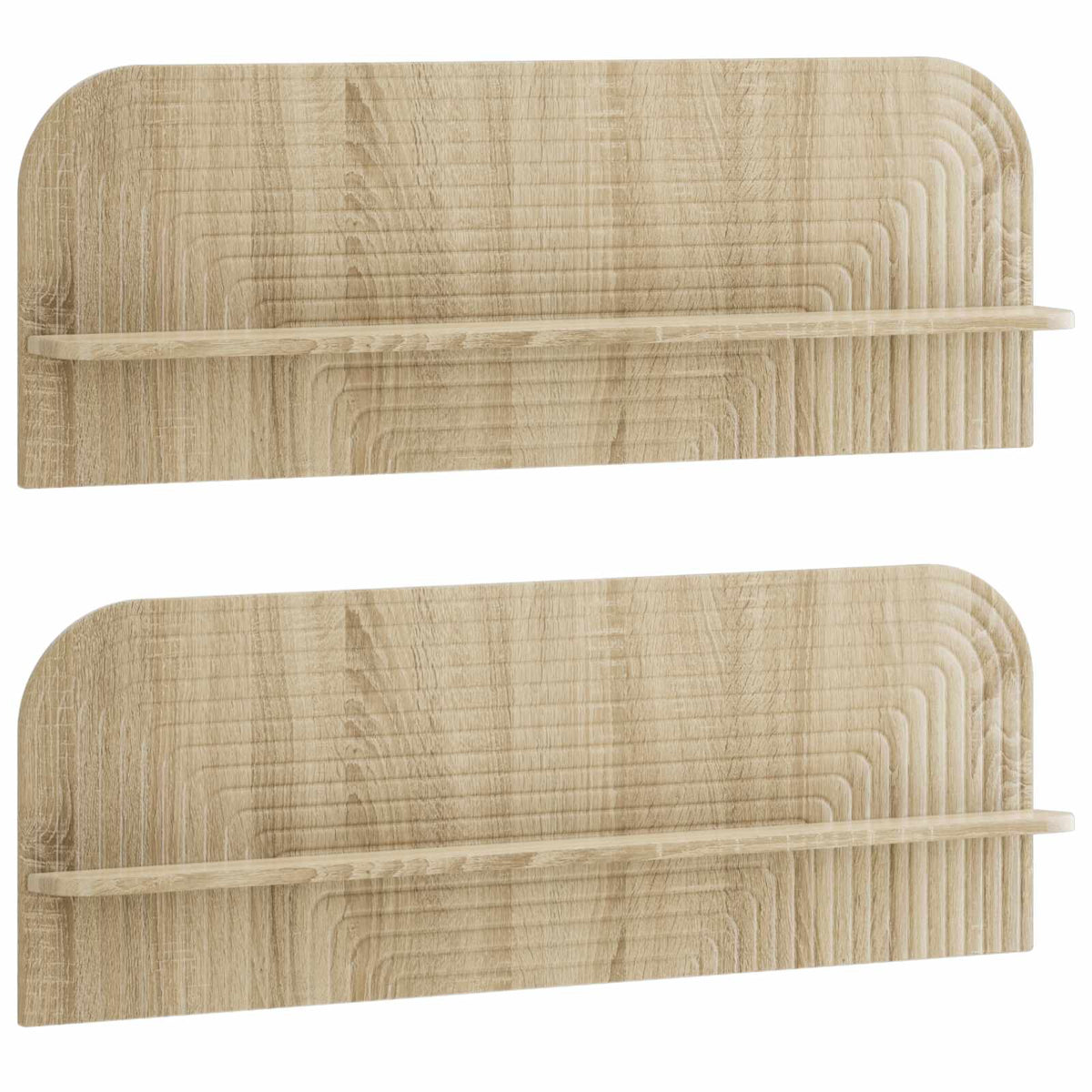 Wall Shelf 2 pcs Sonoma Oak