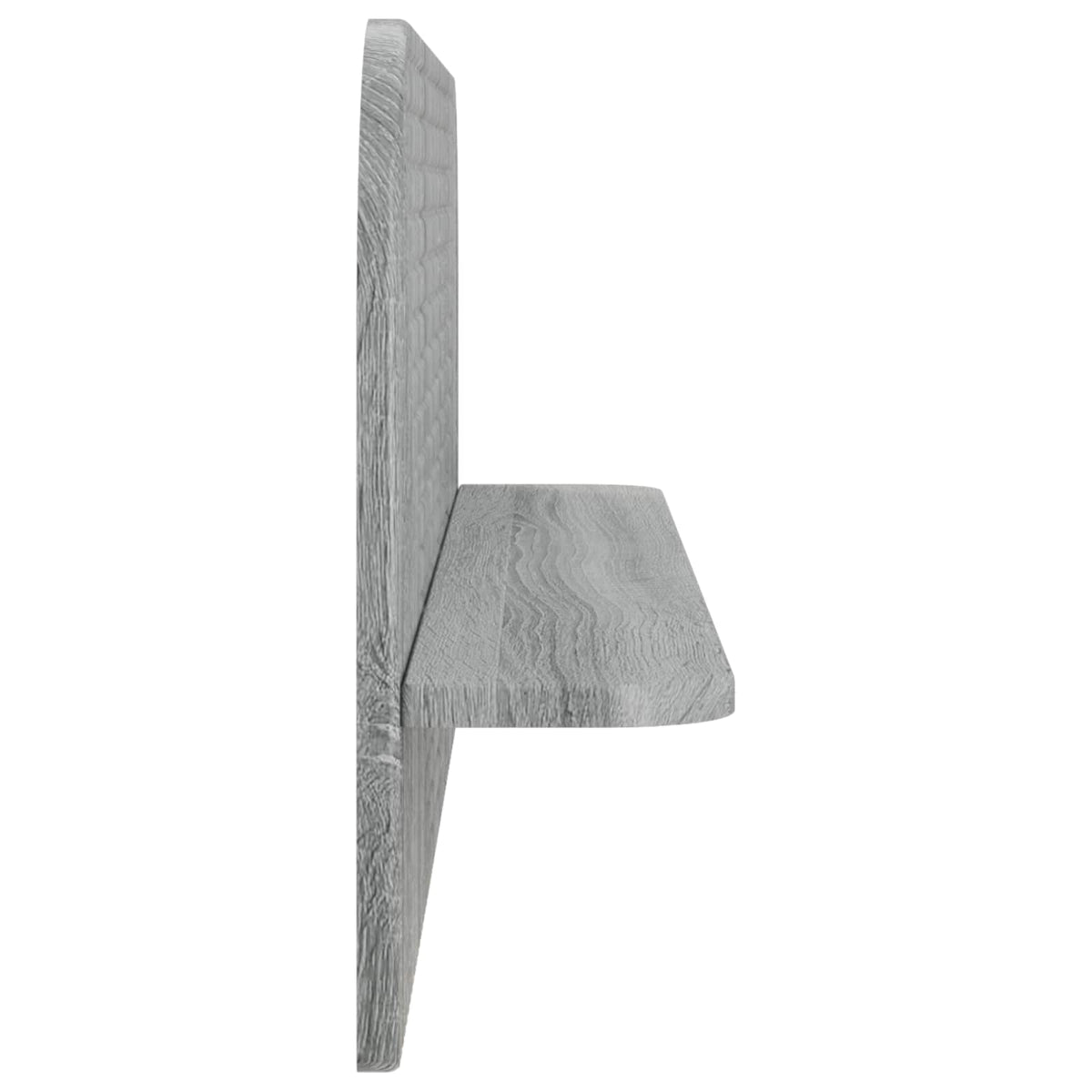 vidaXL Wall Shelf 2 pcs Grey Sonoma 102 x 13.5 x 37.5 cm 5