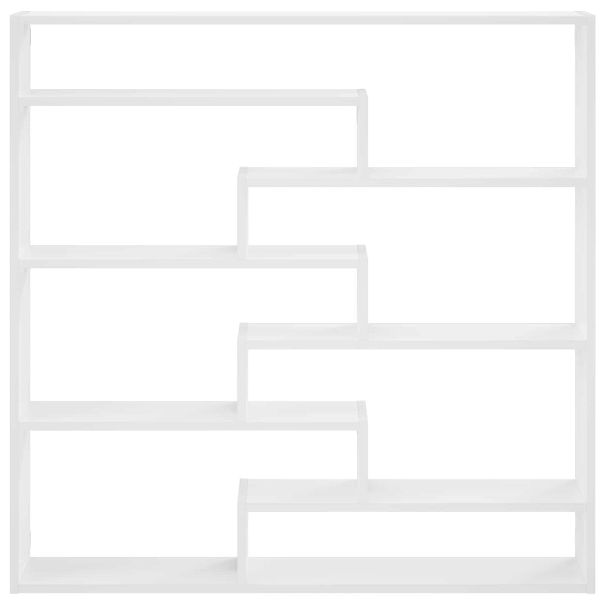 Wall Shelf White Engineered Wood